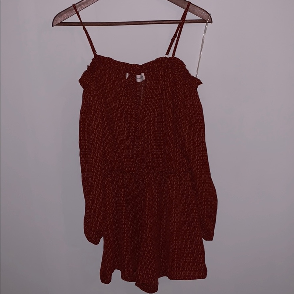 Off the shoulder romper